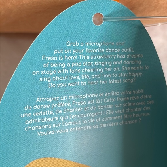 NWT Squishmallows Fresa the Toaster Pastry - Picture 7 of 8